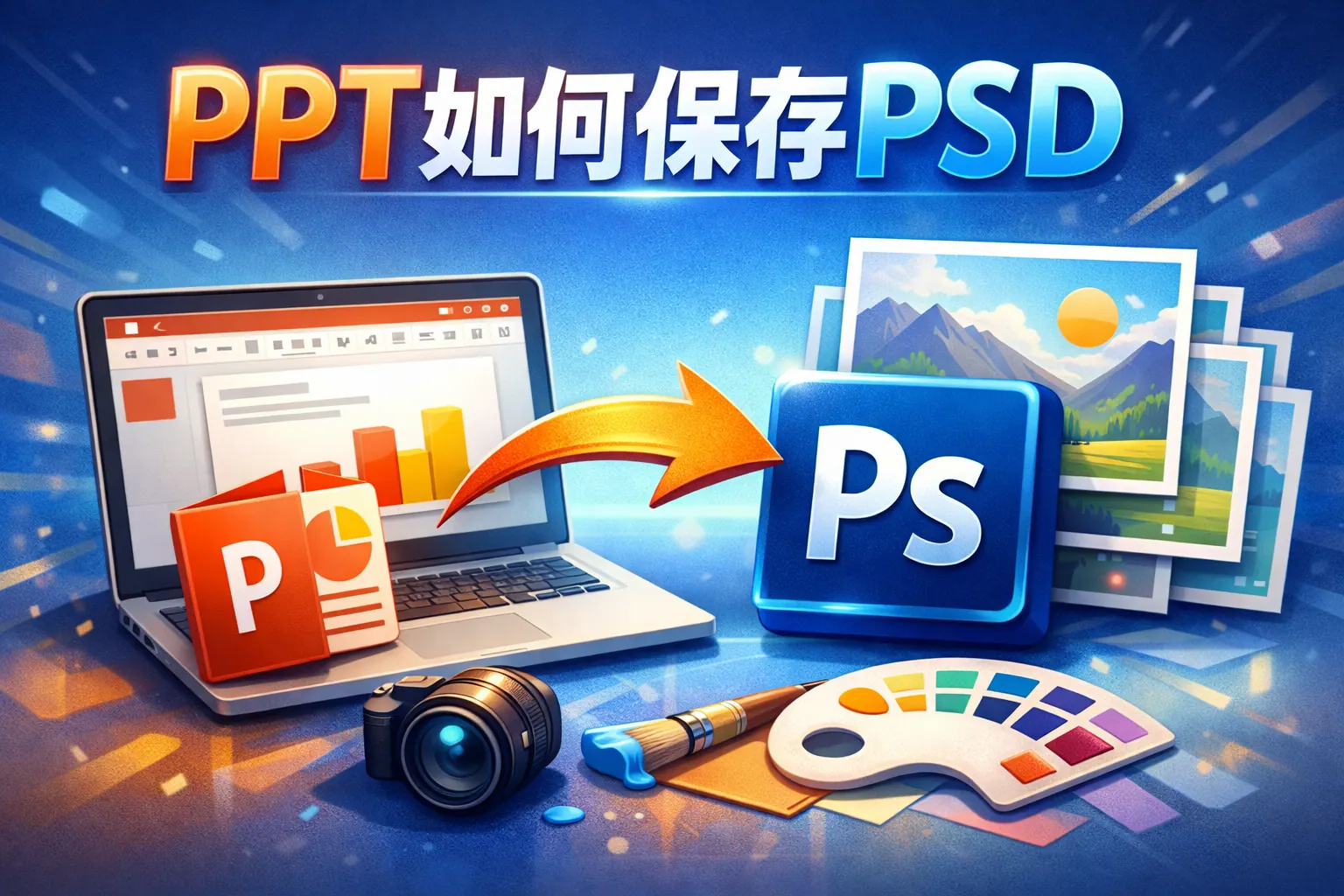 ppt如何保存psd