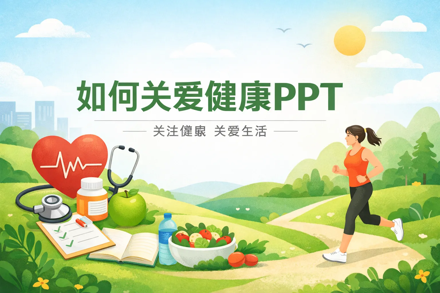 如何关爱健康ppt