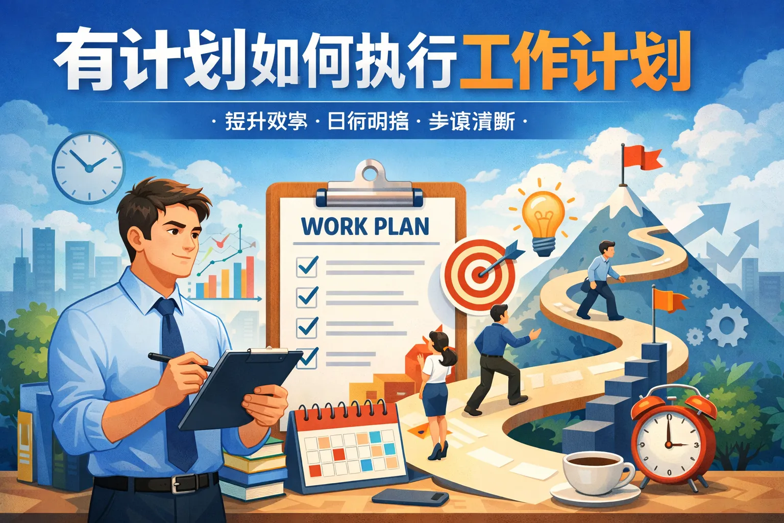 有计划如何执行工作计划