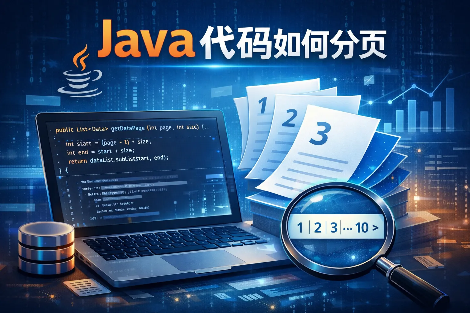 java代码如何分页