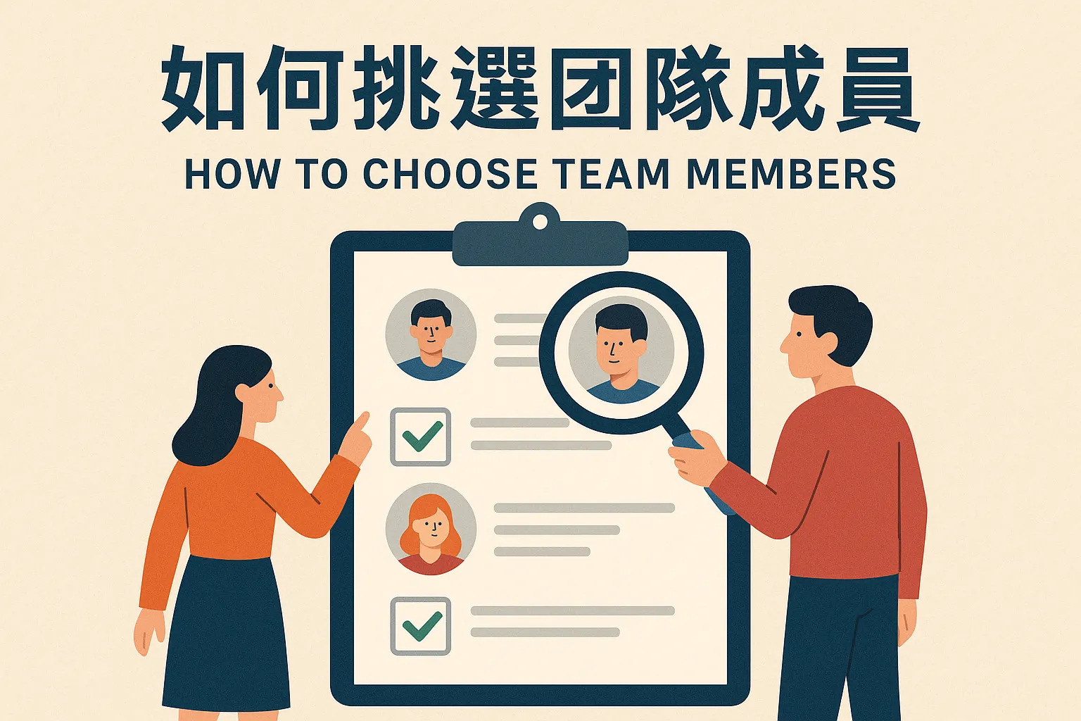 如何挑选团队成员