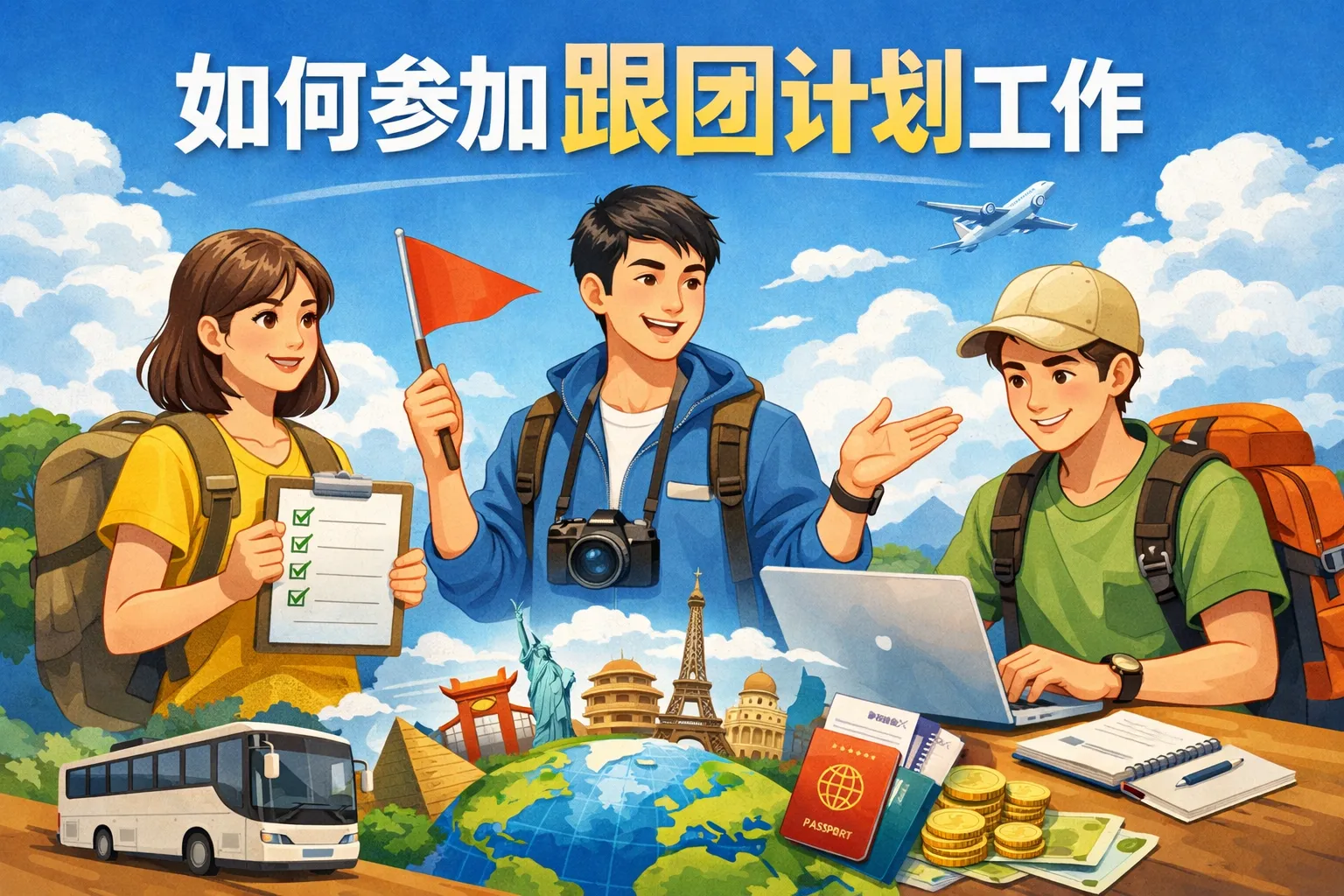 如何参加跟团计划工作