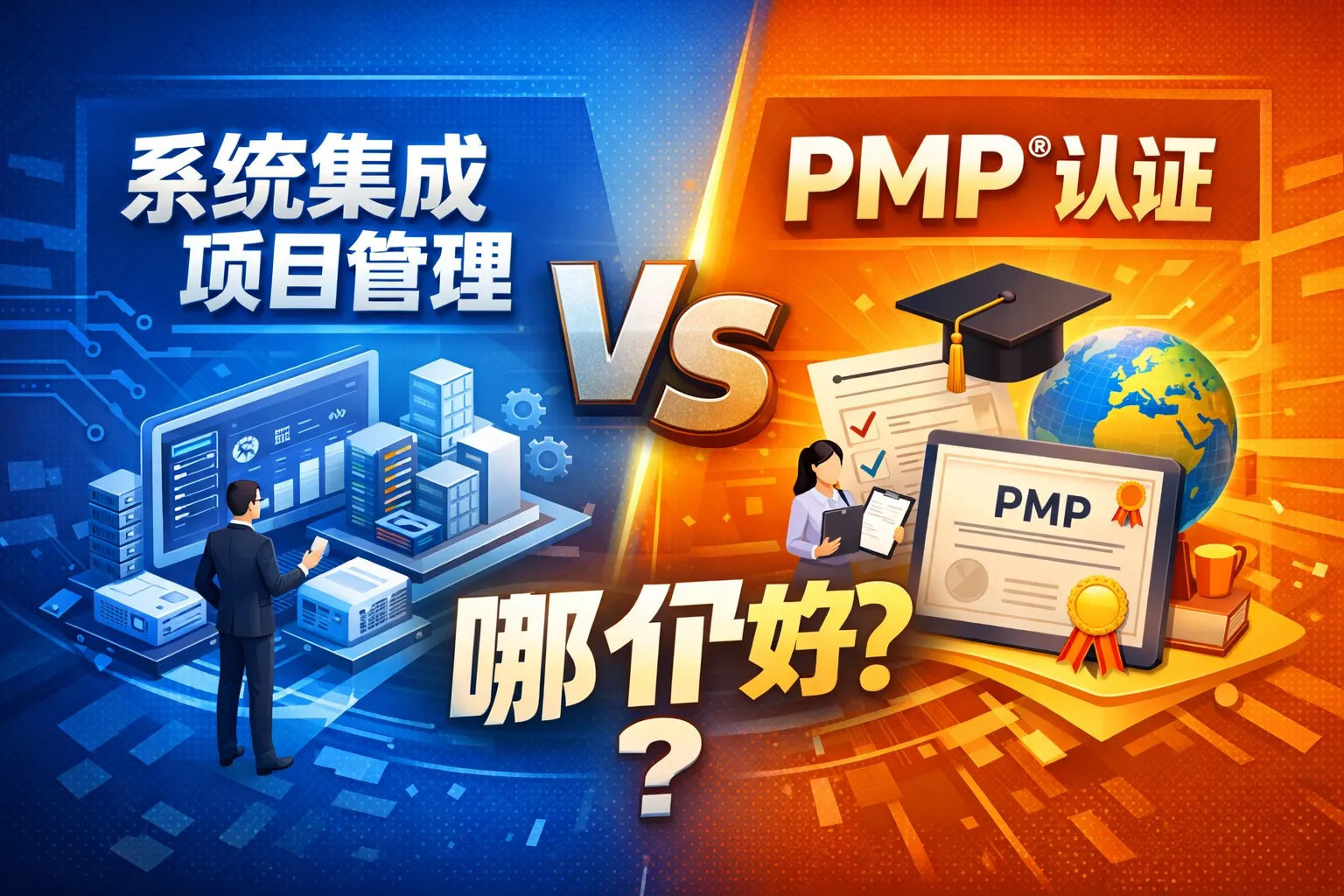 系统集成项目管理和pmp哪个好