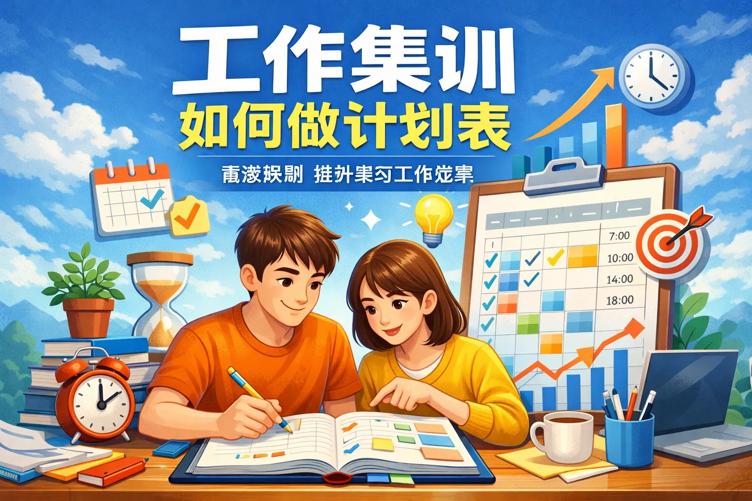 工作集训如何做计划表