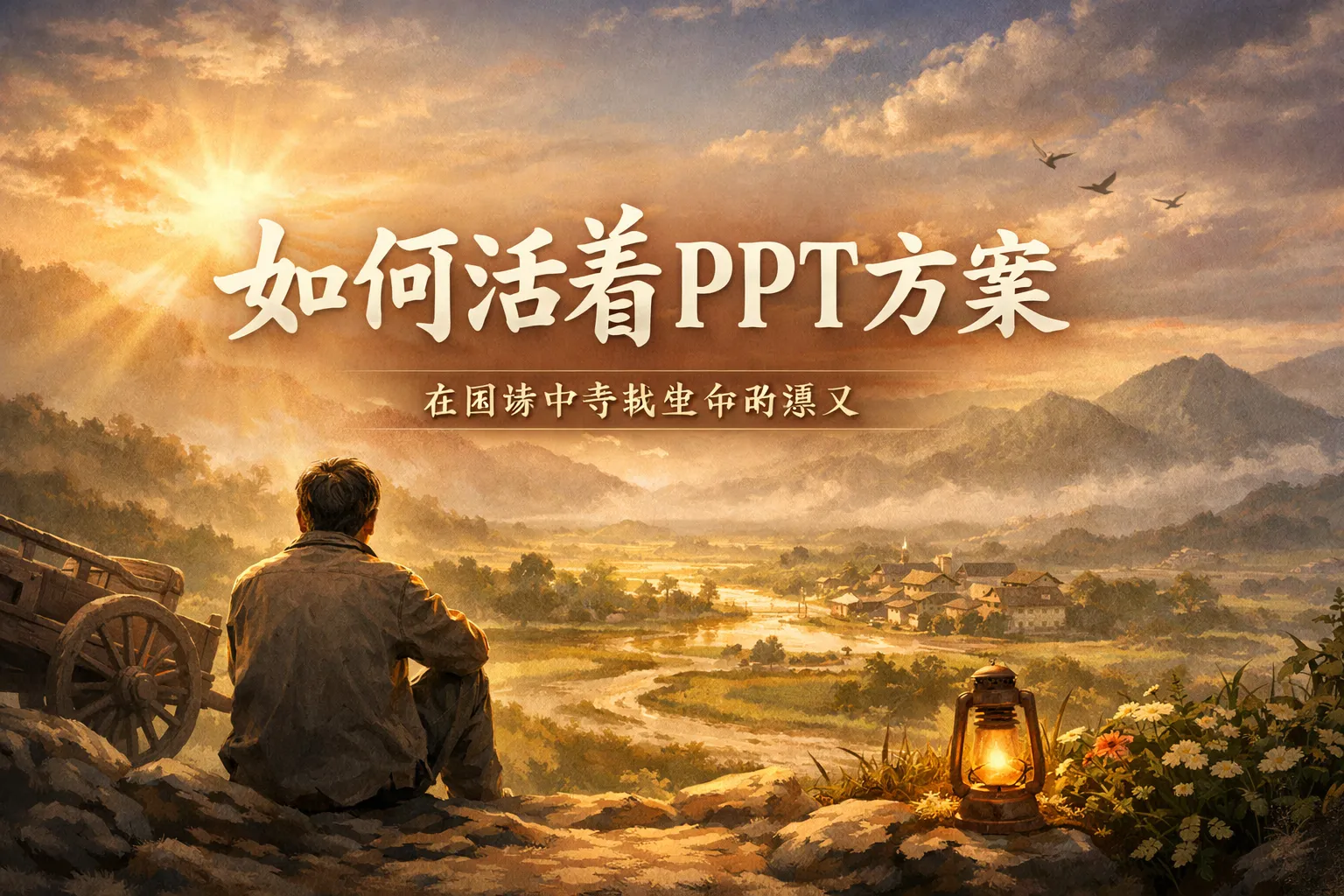 如何活着ppt方案