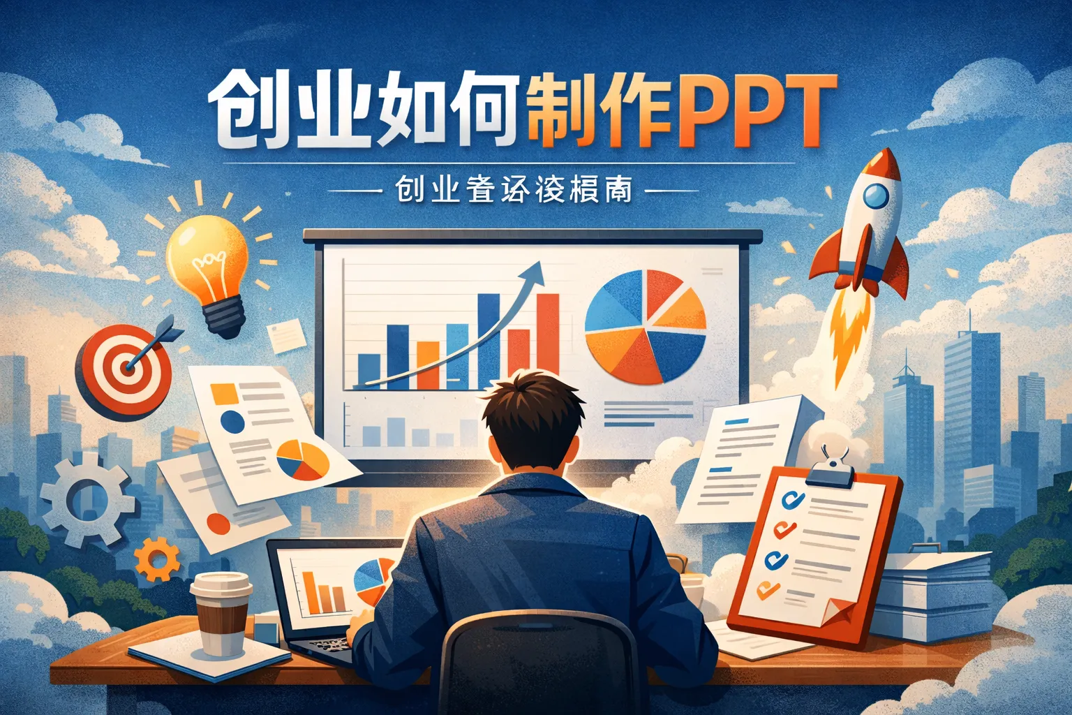 创业如何制作ppt