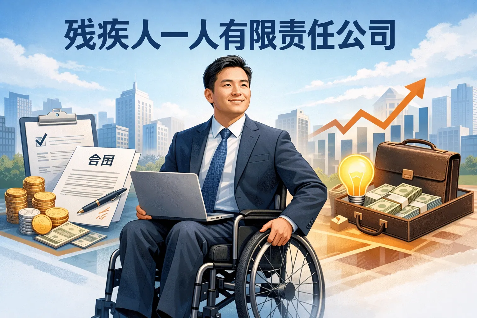 残疾人一人有限责任公司