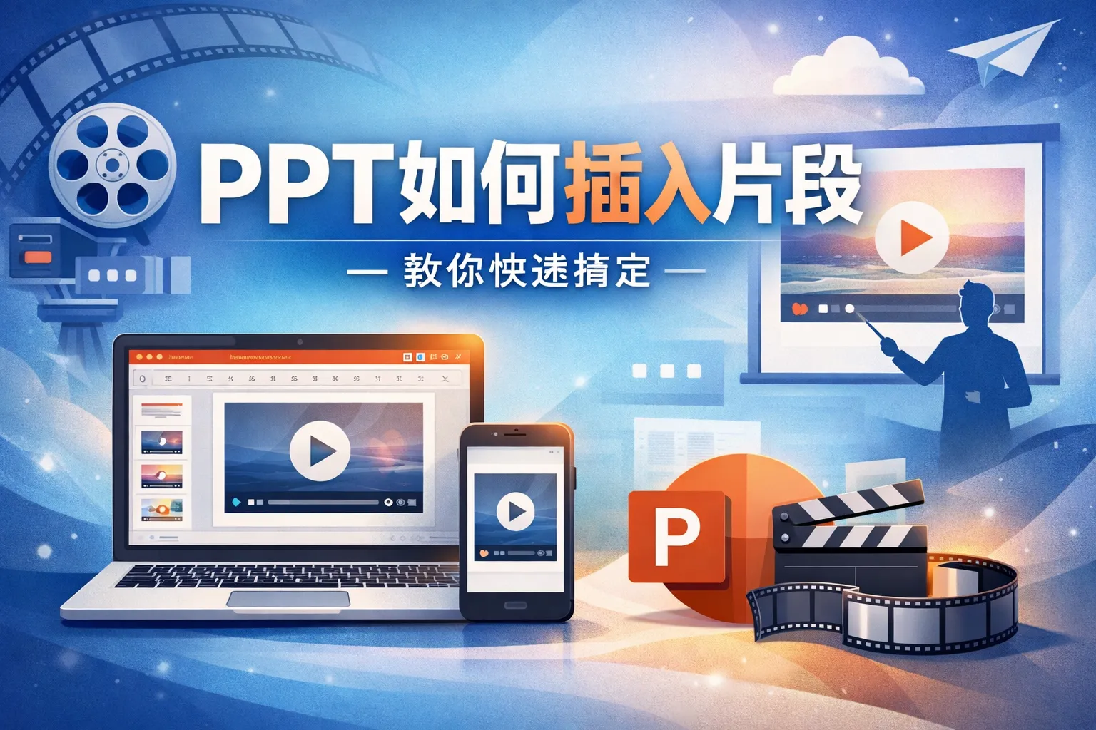 ppt如何插入片段
