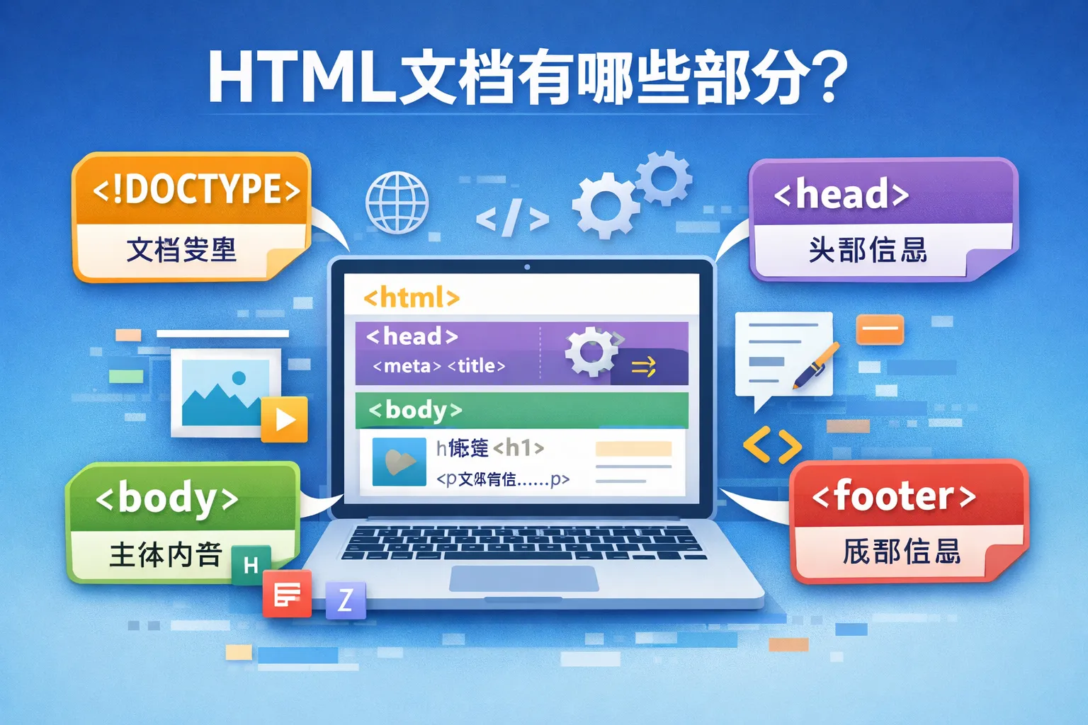 html文档有哪些部分