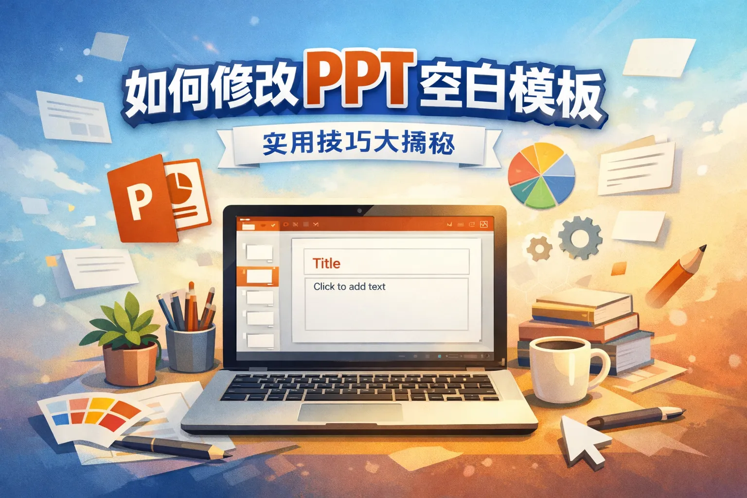 如何修改ppt空白模板