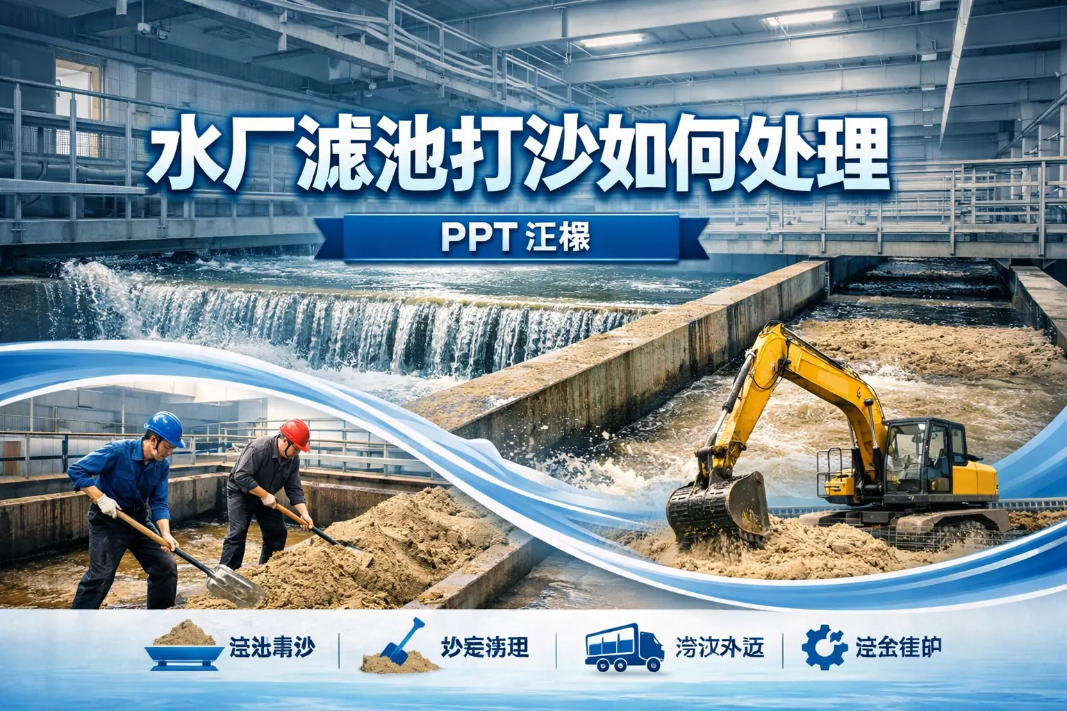 水厂滤池打沙如何处理ppt