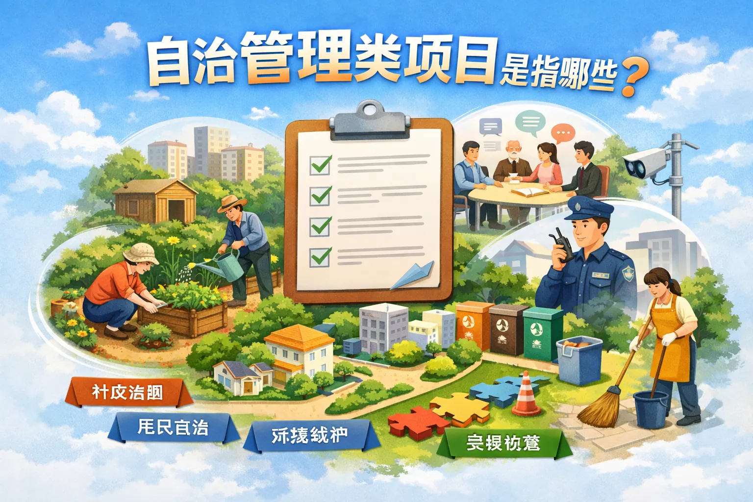 自治管理类项目是指哪些