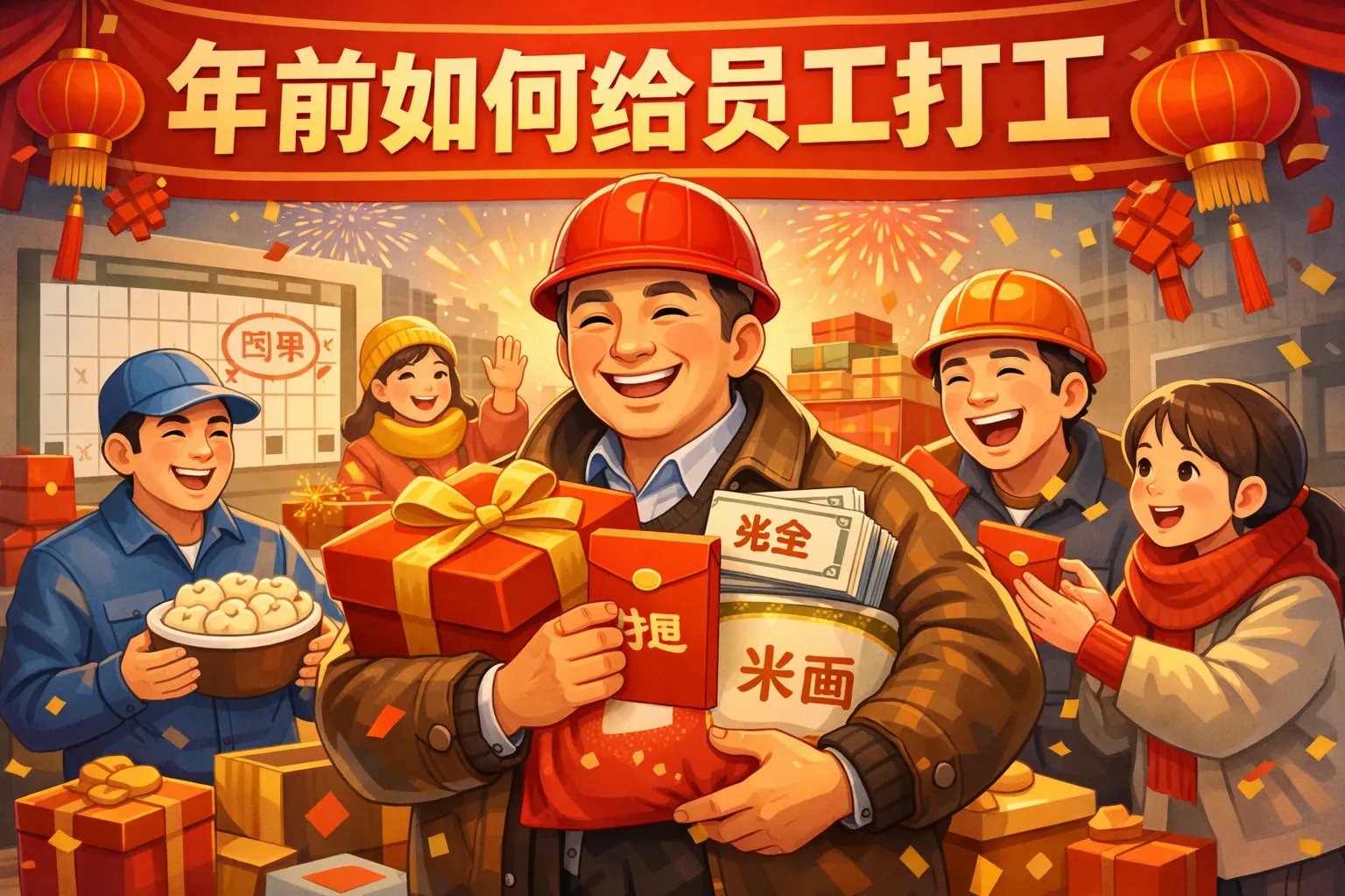 年前如何给员工打工