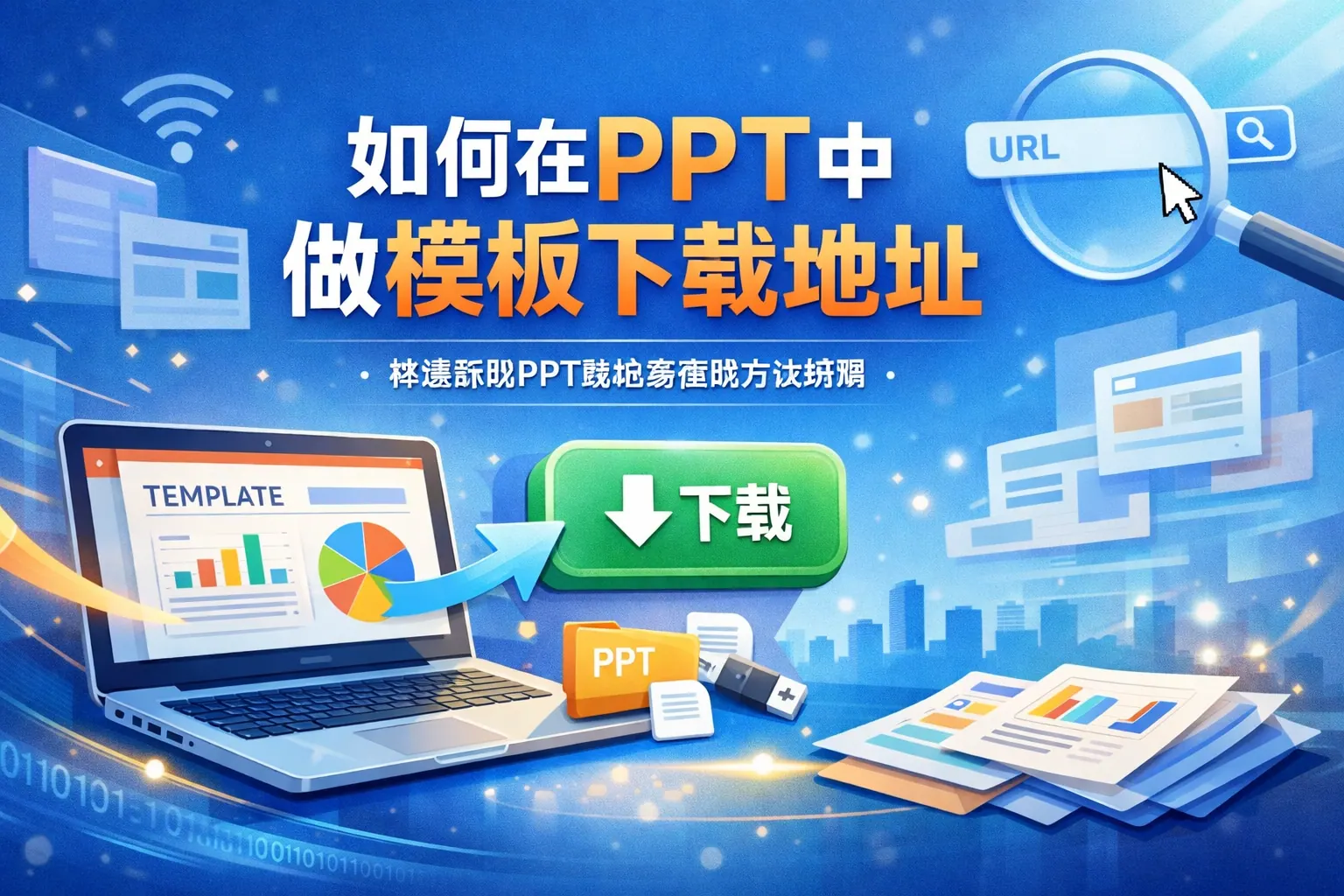 如何在ppt中做模板下载地址