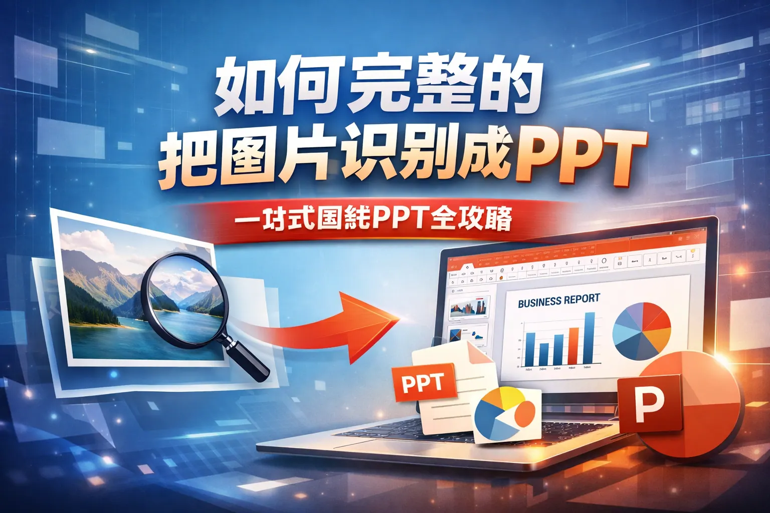 如何完整的把图片识别成ppt