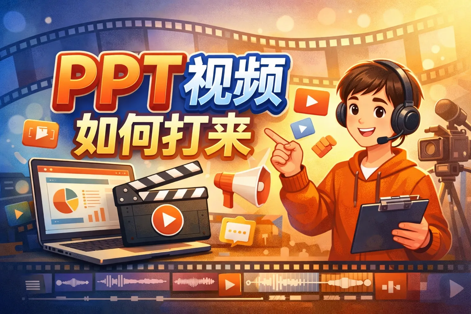 PPT视频如何打来
