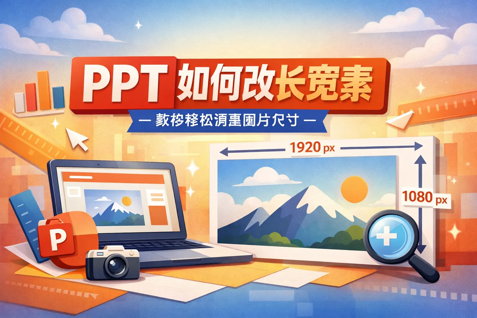 ppt如何改长宽像素