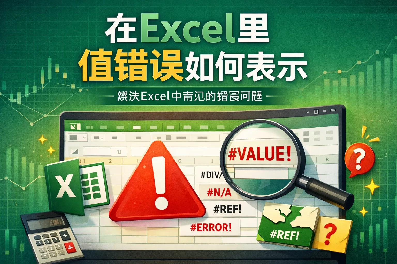 在excel里值错误如何表示