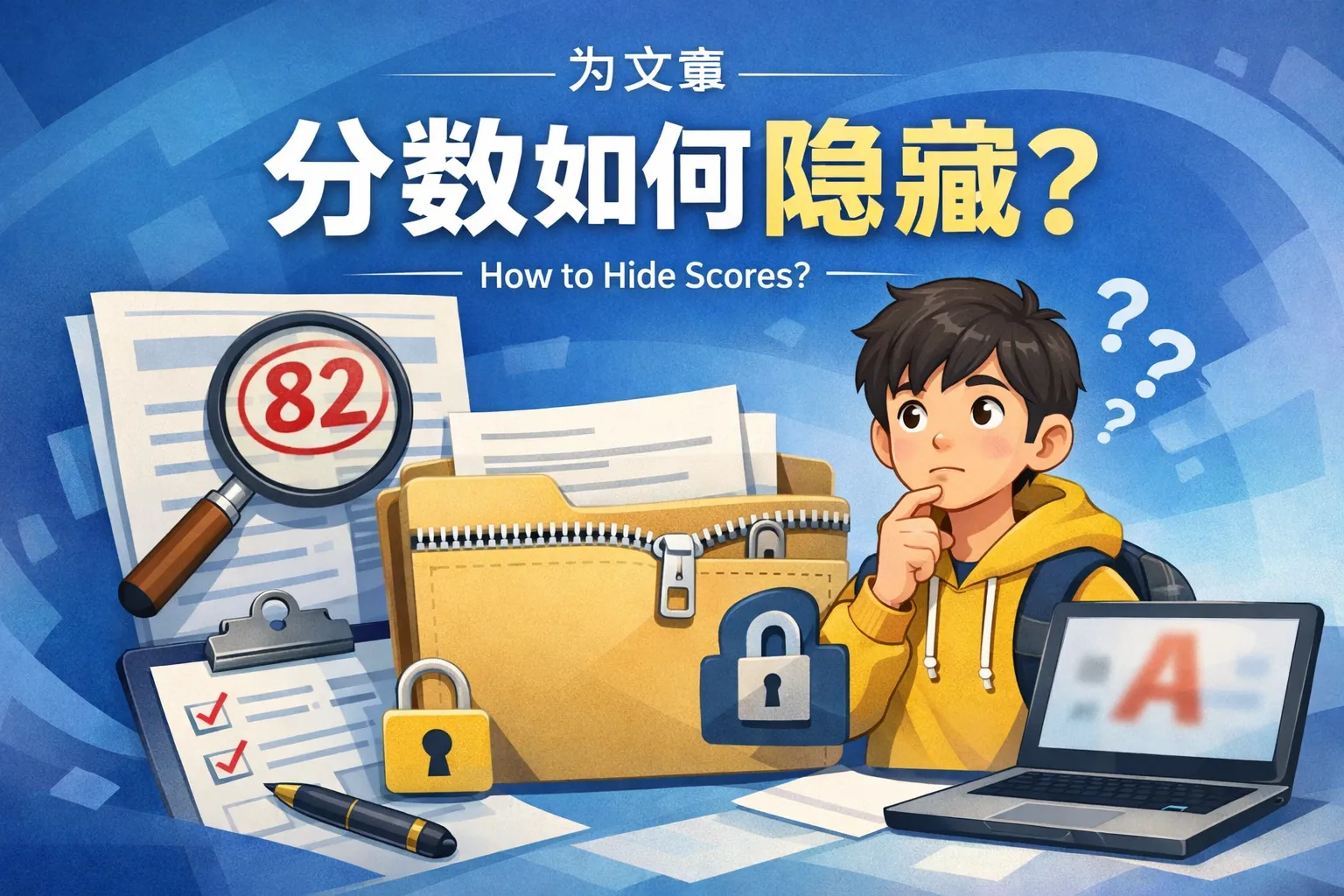 ppt分数如何隐藏