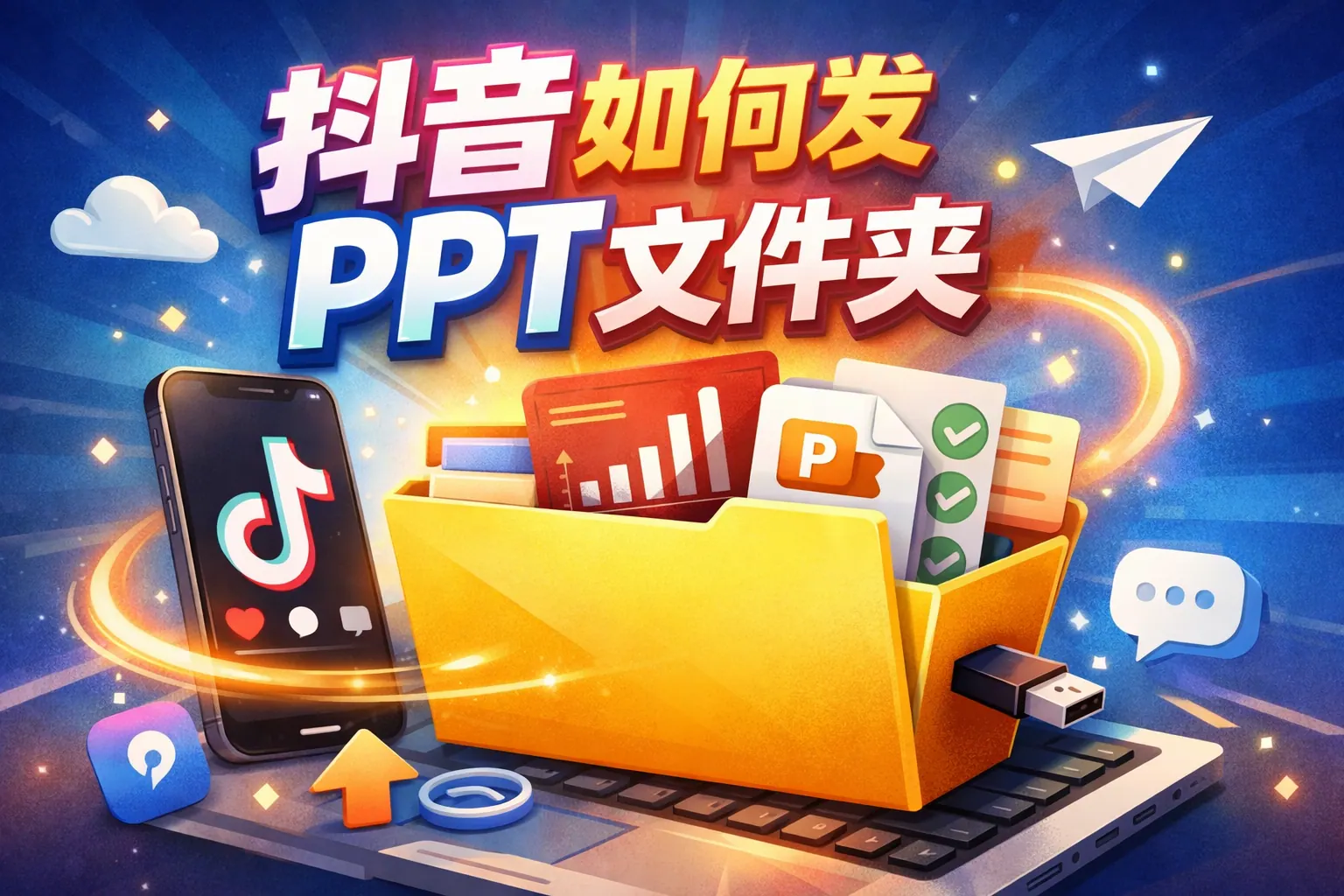 抖音如何发ppt文件夹