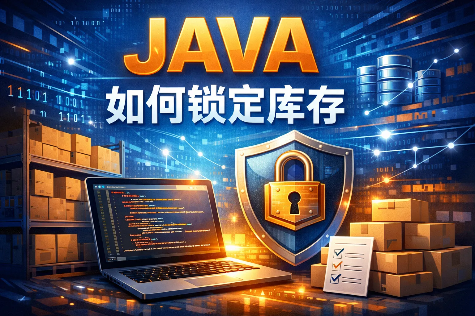 java 如何锁定库存