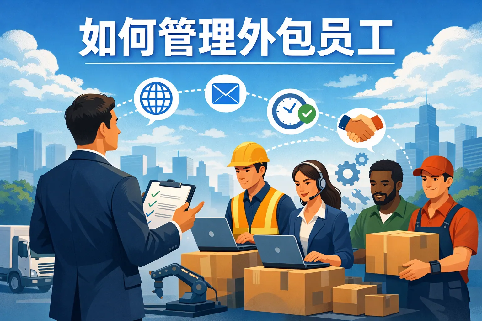 如何管理外包员工