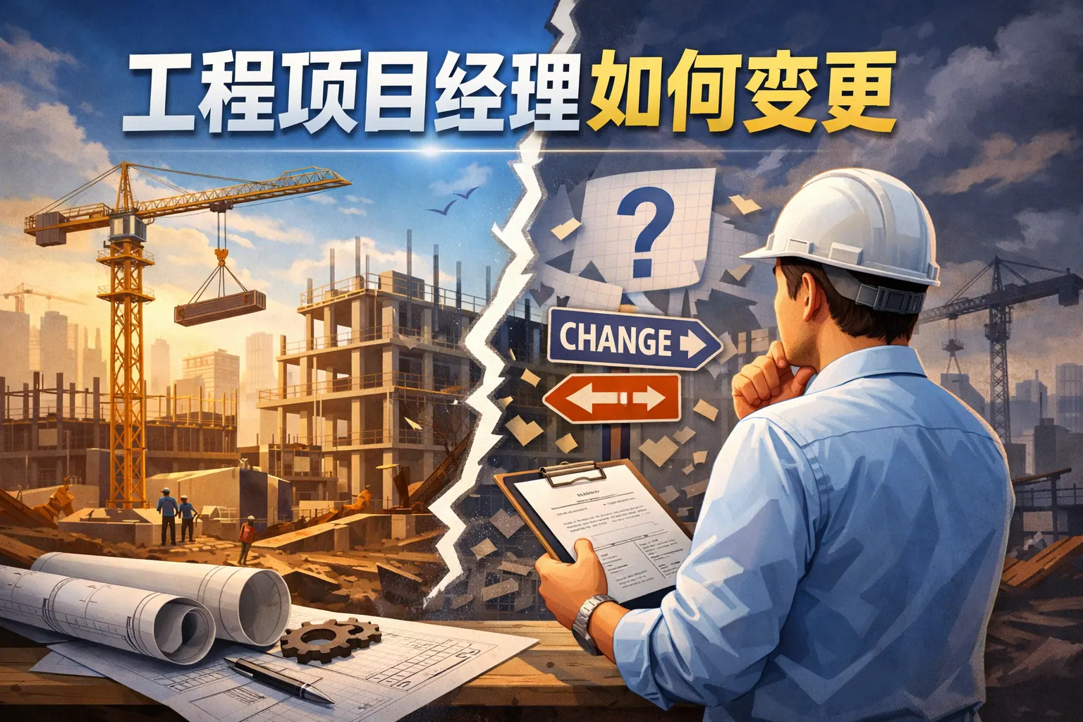 工程项目经理如何变更