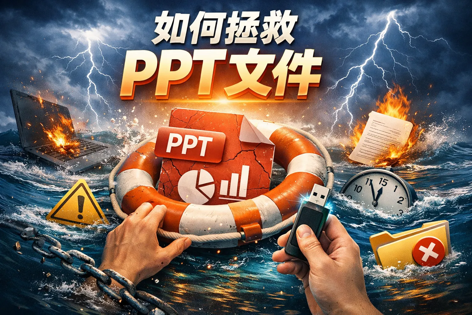 如何拯救ppt文件