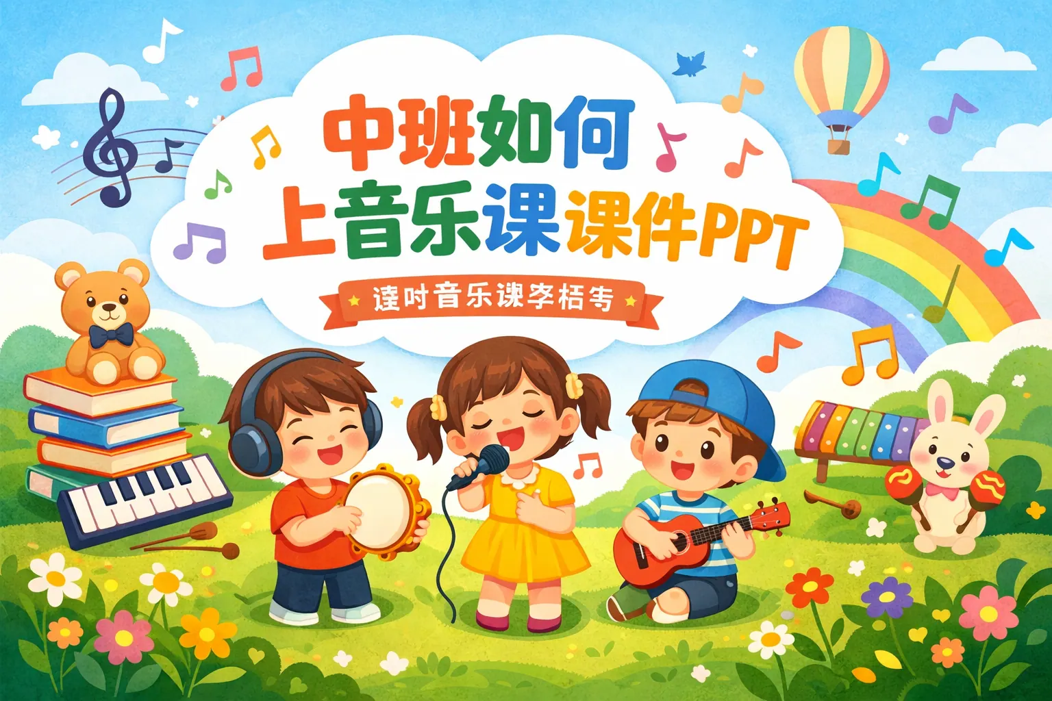 中班如何上音乐课课件ppt