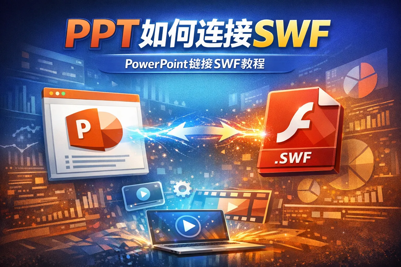 ppt如何连接swf