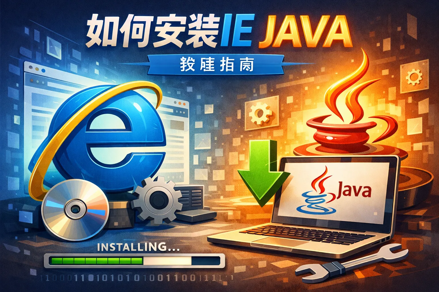 如何安装ie java