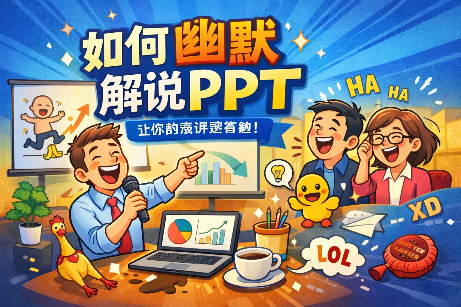 如何幽默解说ppt