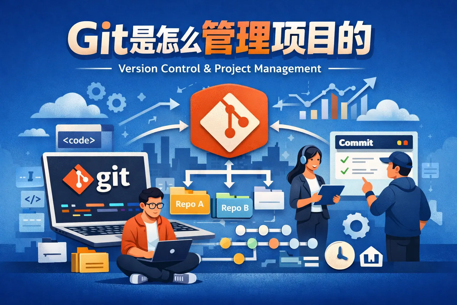 git是怎么管理项目的