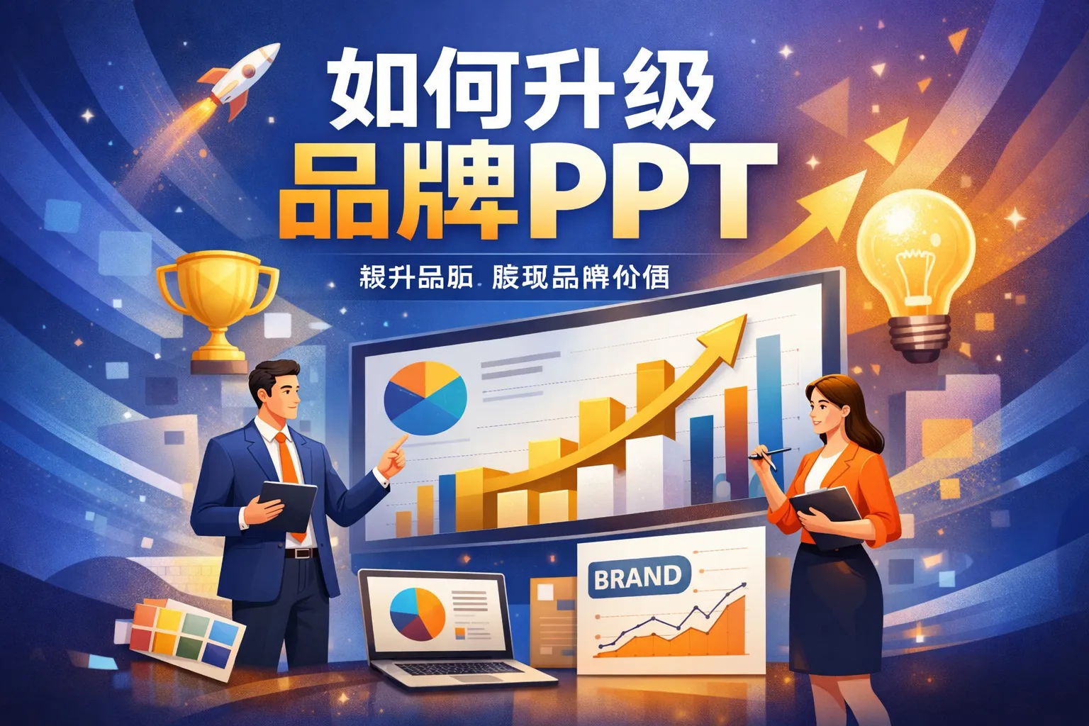 如何升级品牌PPT