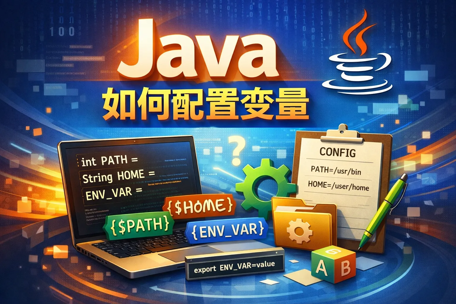 java如何配置变量