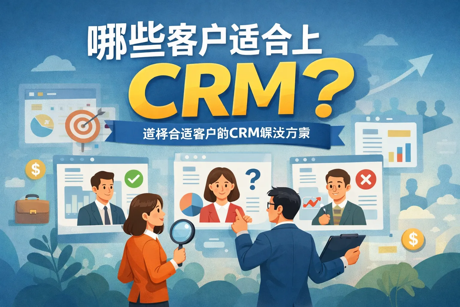 哪些客户适合上crm