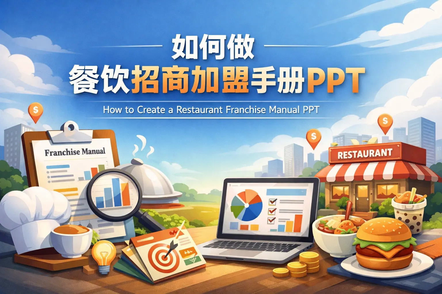 如何做餐饮招商加盟手册ppt