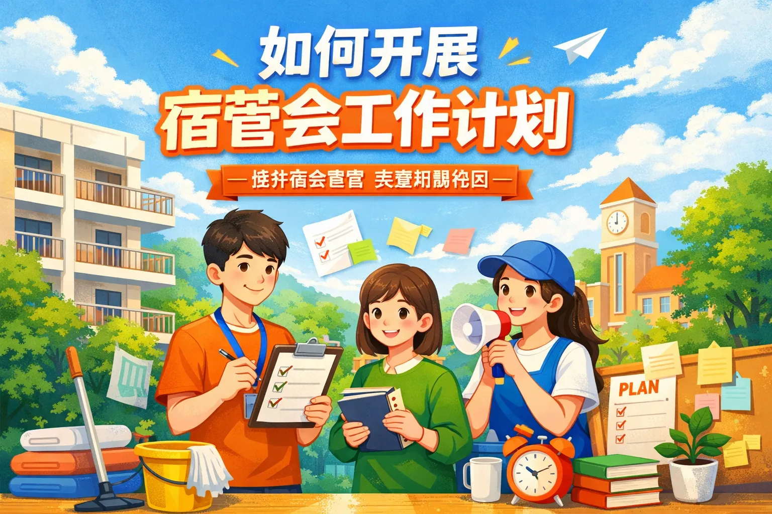 如何开展宿管会工作计划