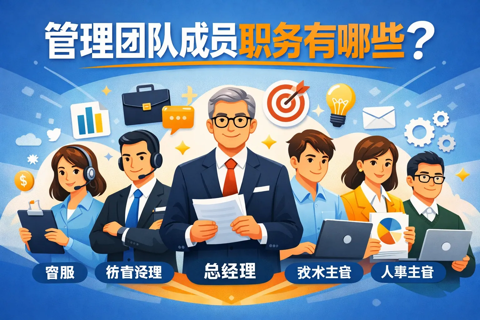 管理团队成员职务有哪些