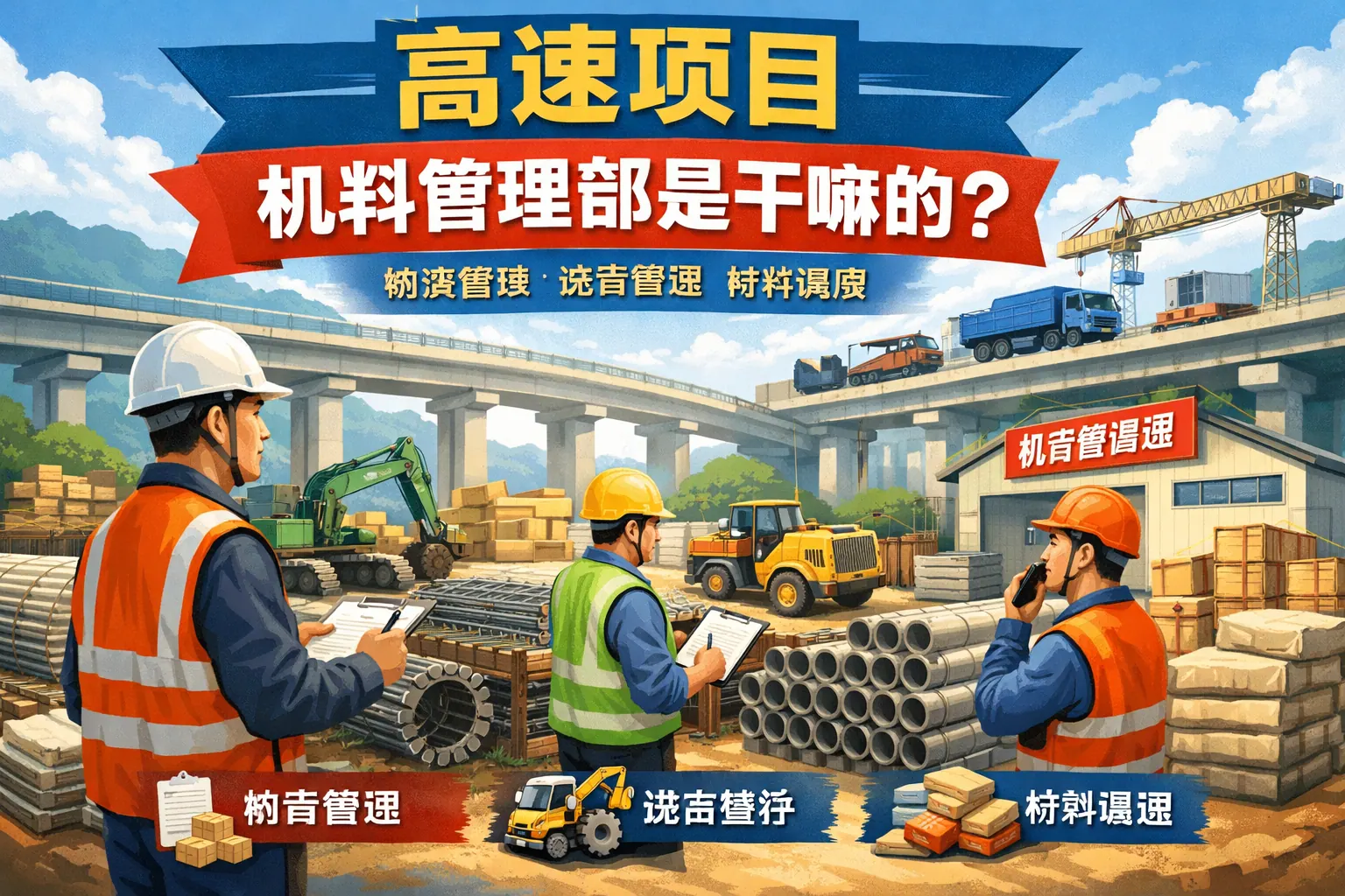 高速项目机料管理部是干嘛的