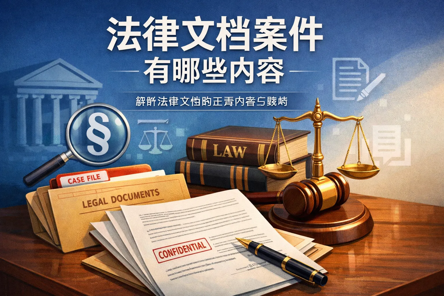 法律文档案件有哪些内容