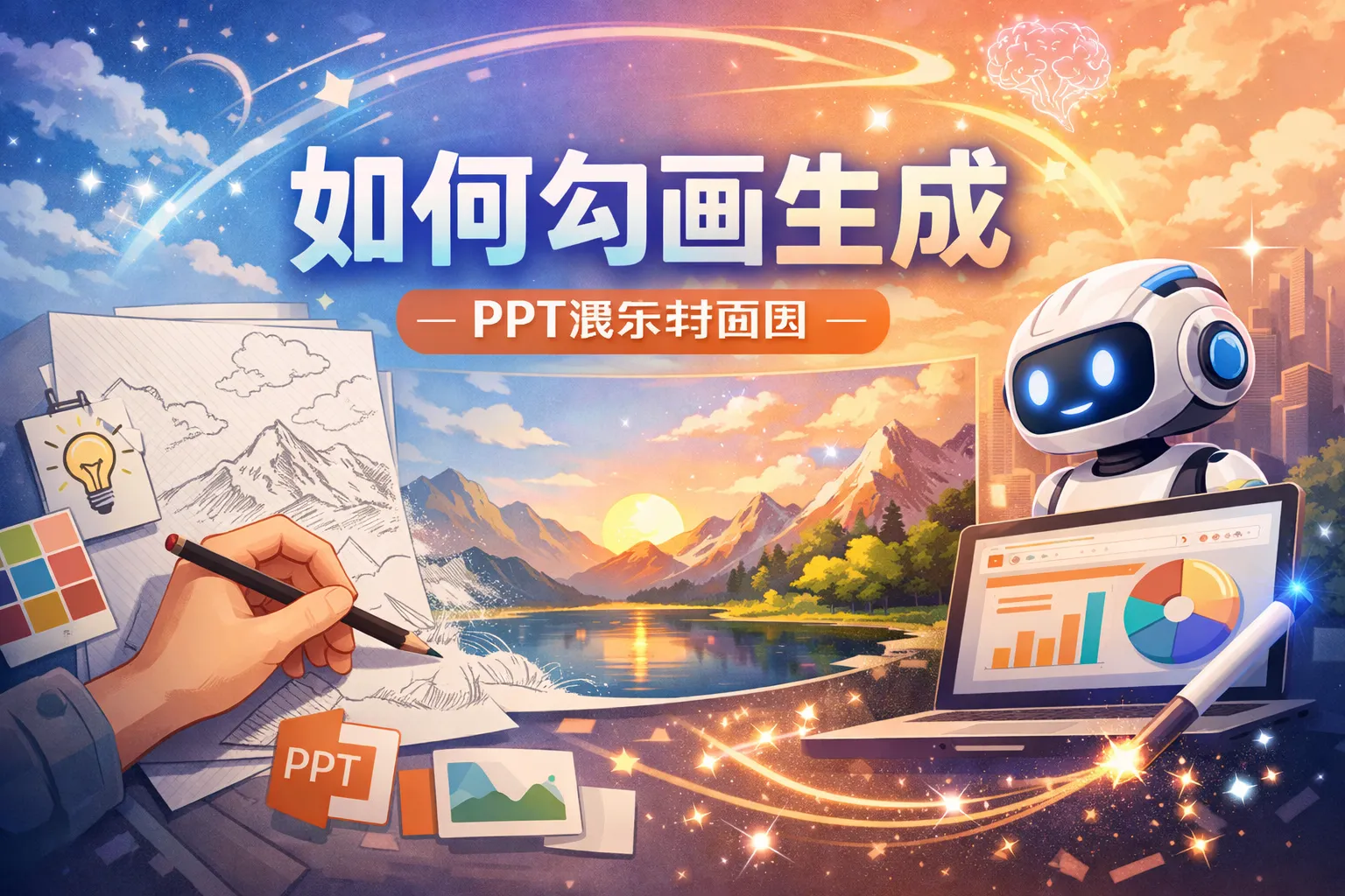 ppt展示如何勾画