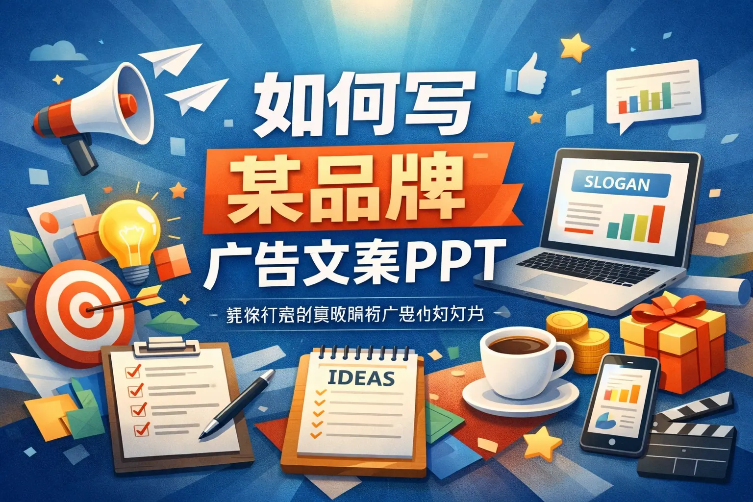 如何写某品牌广告文案PPT