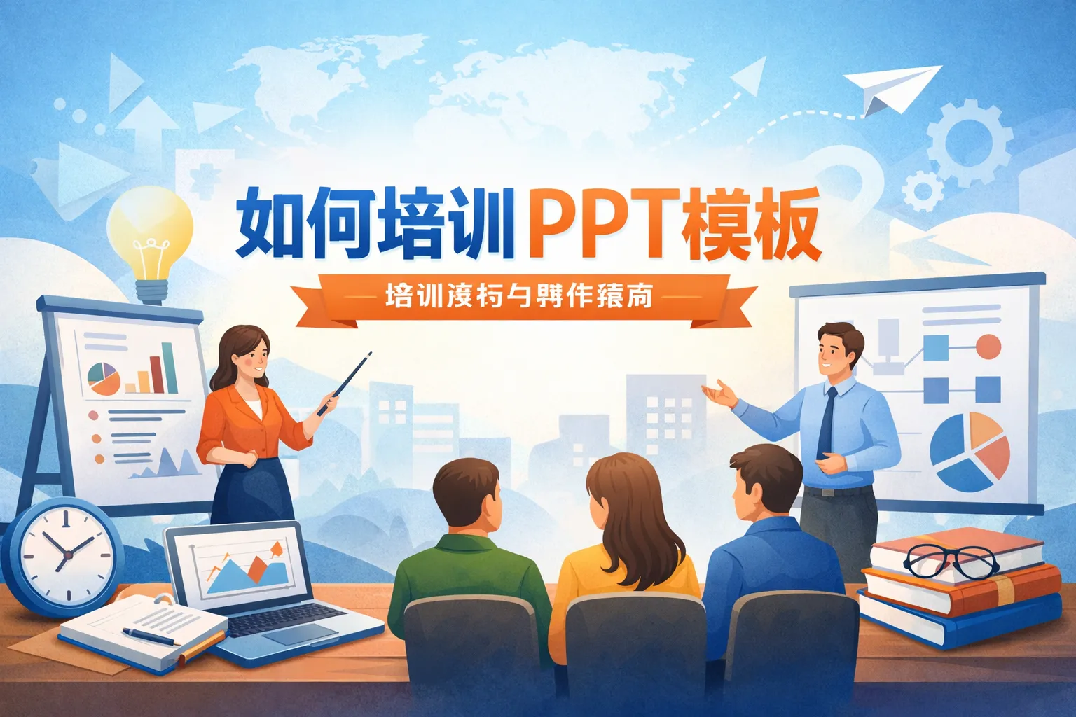 如何 培训 ppt模板