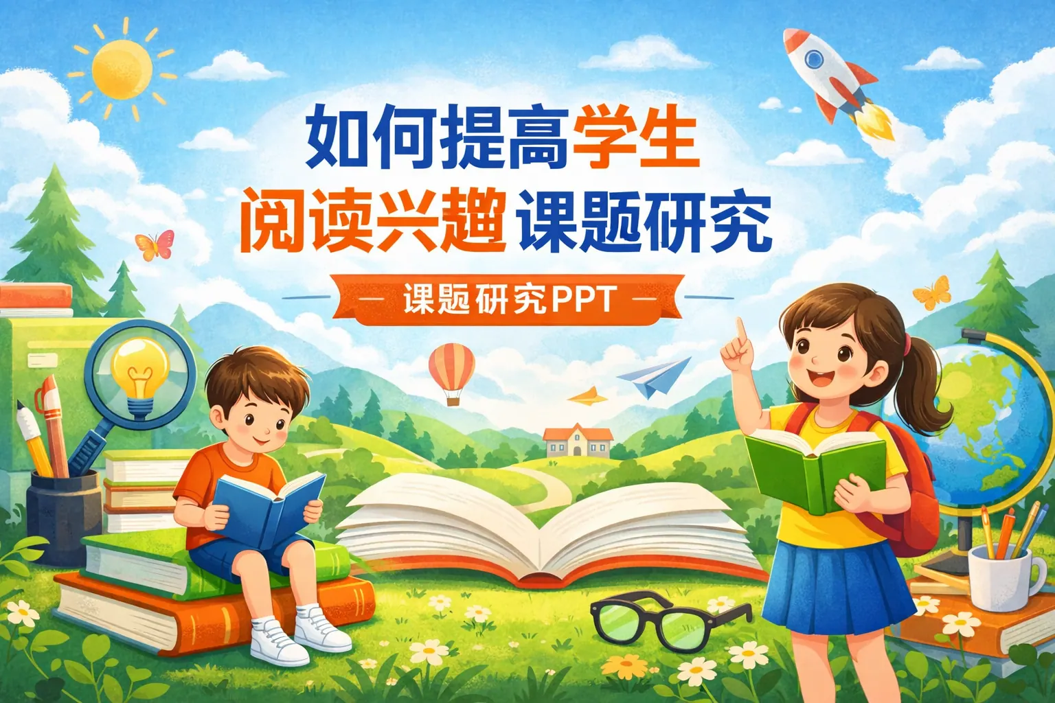 如何提高学生阅读兴趣课题研究PPT