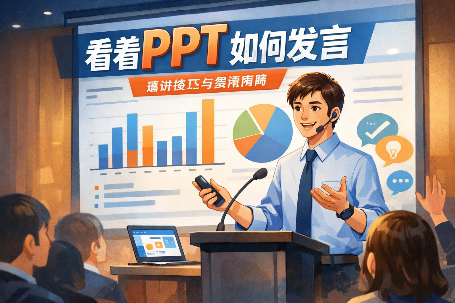 看着ppt如何发言