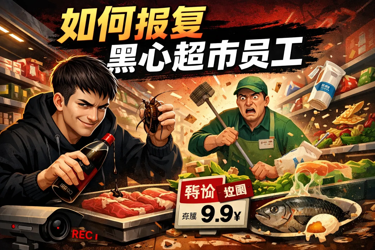 如何报复黑心超市员工