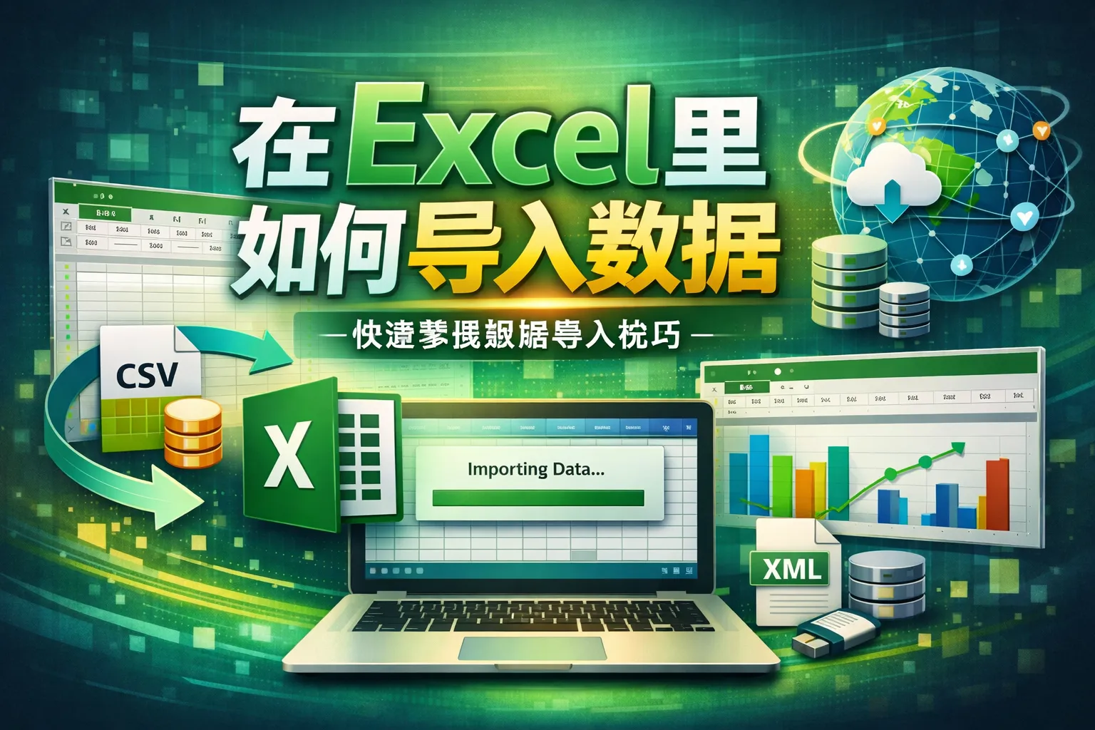 在excel里如何导入数据