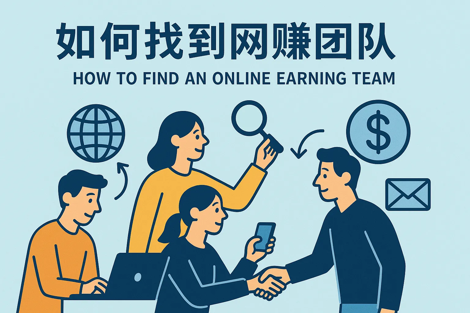 如何找到网赚团队