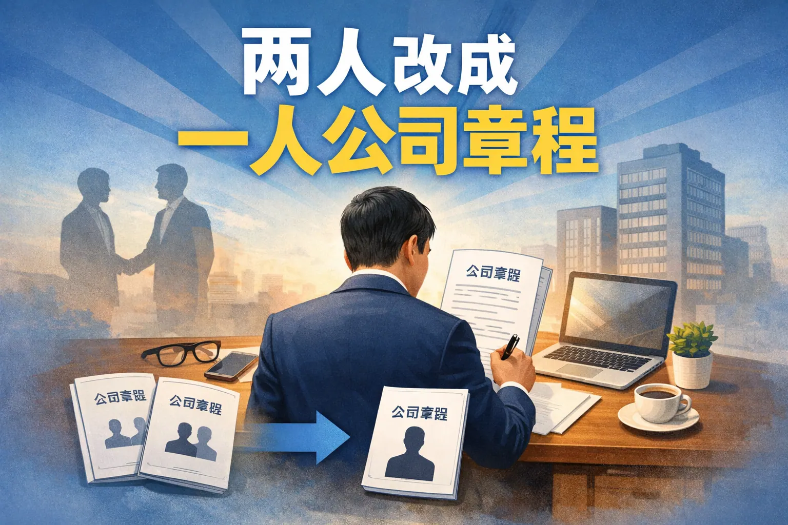 两人改成一人公司章程